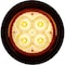 Buyers Products 4 Inch Round Recessed Strobe with Amber LEDs and Amber Lens SL42AO - alternate 1